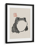 Rana Gruñona I Negro - Matsumoto Hoji | Cuadro decorativo de Canvas Lab