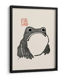 Rana Gruñona I Negro - Matsumoto Hoji | Cuadro decorativo de Canvas Lab