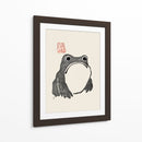 Rana Gruñona I Negro - Matsumoto Hoji | Cuadro decorativo de Canvas Lab