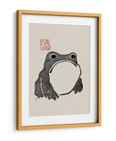 Rana Gruñona I Negro - Matsumoto Hoji | Cuadro decorativo de Canvas Lab