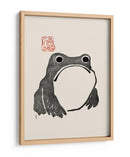 Rana Gruñona I Negro - Matsumoto Hoji | Cuadro decorativo de Canvas Lab