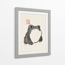 Rana Gruñona I Negro - Matsumoto Hoji | Cuadro decorativo de Canvas Lab