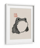 Rana Gruñona I Negro - Matsumoto Hoji | Cuadro decorativo de Canvas Lab