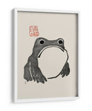 Rana Gruñona I Negro - Matsumoto Hoji | Cuadro decorativo de Canvas Lab