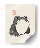 Rana Gruñona I Negro - Matsumoto Hoji | Cuadro decorativo de Canvas Lab