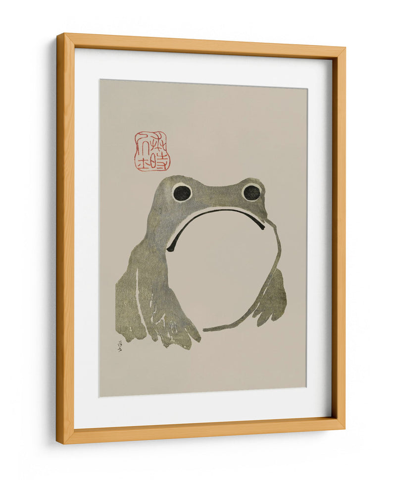 Rana Gruñona I Original - Matsumoto Hoji | Cuadro decorativo de Canvas Lab