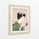 Mujer aplicándose colorete (1920) I - Goyō Hashiguchi | Cuadro decorativo de Canvas Lab