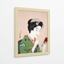 Mujer aplicándose colorete (1920) I - Goyō Hashiguchi | Cuadro decorativo de Canvas Lab