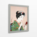Mujer aplicándose colorete (1920) I - Goyō Hashiguchi | Cuadro decorativo de Canvas Lab