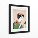 Mujer aplicándose colorete (1920) II - Goyō Hashiguchi | Cuadro decorativo de Canvas Lab