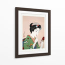 Mujer aplicándose colorete (1920) II - Goyō Hashiguchi | Cuadro decorativo de Canvas Lab