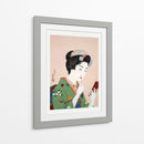 Mujer aplicándose colorete (1920) II - Goyō Hashiguchi | Cuadro decorativo de Canvas Lab