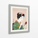 Mujer aplicándose colorete (1920) II - Goyō Hashiguchi | Cuadro decorativo de Canvas Lab