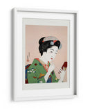 Mujer aplicándose colorete (1920) - Goyō Hashiguchi | Cuadro decorativo de Canvas Lab