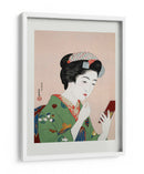 Mujer aplicándose colorete (1920) - Goyō Hashiguchi | Cuadro decorativo de Canvas Lab