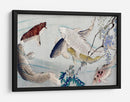Seis carpas nadando bajo la glicina (1889) - Tsukioka Yoshitoshi | Cuadro decorativo de Canvas Lab