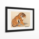 Tigre Sentado (1777) II - Maruyama Ōkyo | Cuadro decorativo de Canvas Lab