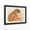 Tigre Sentado (1777) II - Maruyama Ōkyo | Cuadro decorativo de Canvas Lab