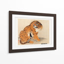 Tigre Sentado (1777) II - Maruyama Ōkyo | Cuadro decorativo de Canvas Lab