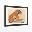 Tigre Sentado (1777) II - Maruyama Ōkyo | Cuadro decorativo de Canvas Lab