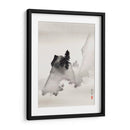 Montañas (derecha del tríptico Tres escenas nocturnas) (siglo XIX) - Suzuki Kiitsu | Cuadro decorativo de Canvas Lab