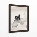 Montañas (derecha del tríptico Tres escenas nocturnas) (siglo XIX) - Suzuki Kiitsu | Cuadro decorativo de Canvas Lab