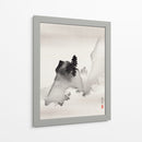 Montañas (derecha del tríptico Tres escenas nocturnas) (siglo XIX) - Suzuki Kiitsu | Cuadro decorativo de Canvas Lab