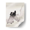Montañas (derecha del tríptico Tres escenas nocturnas) (siglo XIX) - Suzuki Kiitsu | Cuadro decorativo de Canvas Lab
