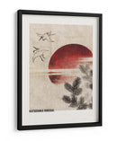 Aves y atardecer, del álbum de bocetos (1814) - Katsushika Hokusai | Cuadro decorativo de Canvas Lab