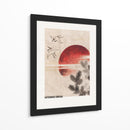 Aves y atardecer, del álbum de bocetos (1814) I - Katsushika Hokusai | Cuadro decorativo de Canvas Lab