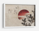Pájaros y atardecer, del álbum de bocetos (1814) completo - Katsushika Hokusai | Cuadro decorativo de Canvas Lab