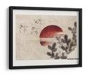 Pájaros y atardecer, del álbum de bocetos (1814) - KATSUSHIKA HOKUSAI | Cuadro decorativo de Canvas Lab