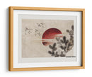 Pájaros y atardecer, del álbum de bocetos (1814) - KATSUSHIKA HOKUSAI | Cuadro decorativo de Canvas Lab