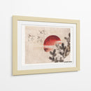 Pájaros y atardecer, del álbum de bocetos (1814) II - Katsushika Hokusai | Cuadro decorativo de Canvas Lab