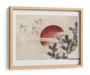 Pájaros y atardecer, del álbum de bocetos (1814) - KATSUSHIKA HOKUSAI | Cuadro decorativo de Canvas Lab