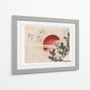Pájaros y atardecer, del álbum de bocetos (1814) II - Katsushika Hokusai | Cuadro decorativo de Canvas Lab