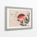 Pájaros y atardecer, del álbum de bocetos (1814) II - Katsushika Hokusai | Cuadro decorativo de Canvas Lab