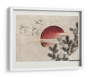 Pájaros y atardecer, del álbum de bocetos (1814) - KATSUSHIKA HOKUSAI | Cuadro decorativo de Canvas Lab