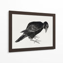 Pájaro, del Álbum de Bocetos (1814) Grabados Japoneses Antiguos - Katsushika Hokusai | Cuadro decorativo de Canvas Lab