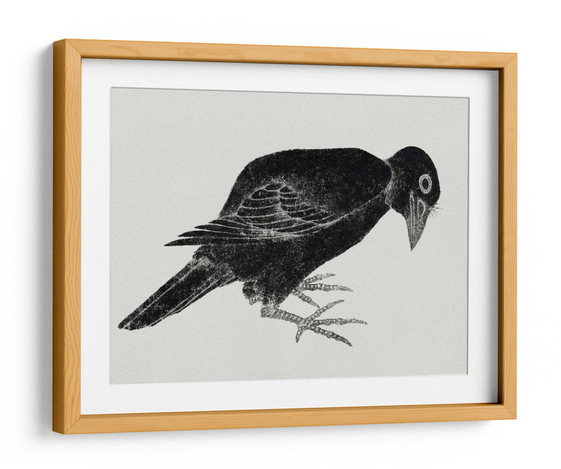 Pájaro, del Álbum de Bocetos (1814) Grabados Japoneses Antiguos - KATSUSHIKA HOKUSAI | Cuadro decorativo de Canvas Lab