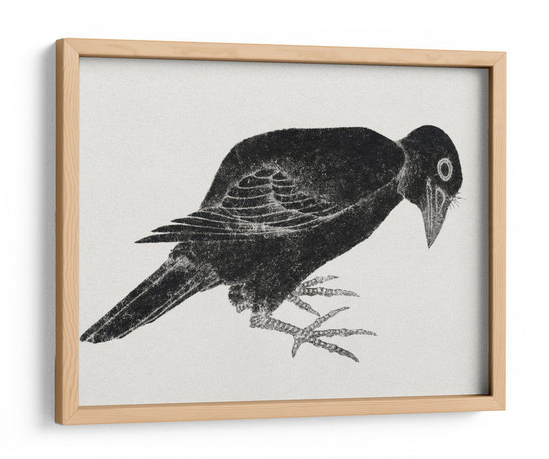 Pájaro, del Álbum de Bocetos (1814) Grabados Japoneses Antiguos - KATSUSHIKA HOKUSAI | Cuadro decorativo de Canvas Lab