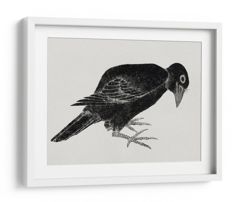 Pájaro, del Álbum de Bocetos (1814) Grabados Japoneses Antiguos - KATSUSHIKA HOKUSAI | Cuadro decorativo de Canvas Lab