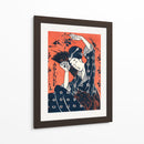 Mujer japonesa (1935) con inquilino - Utagawa Hiroshige | Cuadro decorativo de Canvas Lab