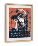 Mujer japonesa (1935) con inquilino - Utagawa Hiroshige | Cuadro decorativo de Canvas Lab