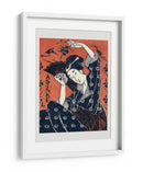 Mujer japonesa (1935) con inquilino - Utagawa Hiroshige | Cuadro decorativo de Canvas Lab