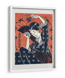 Mujer japonesa (1935) con inquilino - Utagawa Hiroshige | Cuadro decorativo de Canvas Lab