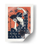 Mujer japonesa (1935) con inquilino - Utagawa Hiroshige | Cuadro decorativo de Canvas Lab