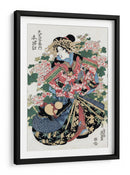 Mujer japonesa (1820 1830) - Keisai Eisen | Cuadro decorativo de Canvas Lab