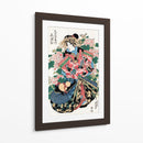 Mujer japonesa (1820 1830) - Keisai Eisen | Cuadro decorativo de Canvas Lab