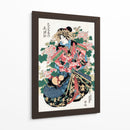 Mujer japonesa (1820 1830) - Keisai Eisen | Cuadro decorativo de Canvas Lab
